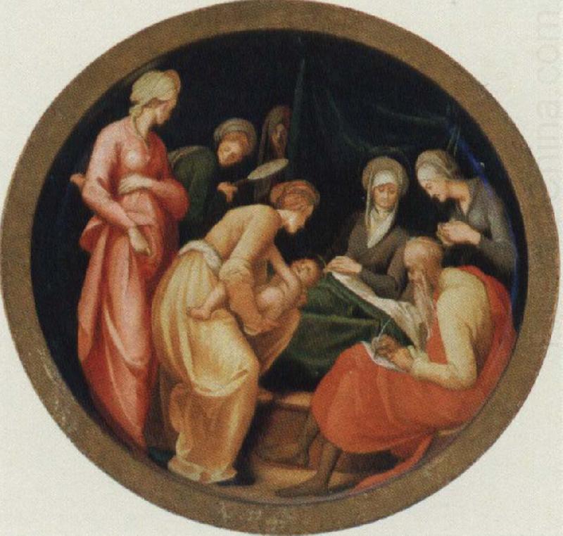 The birth of the Baptist, Jacopo Pontormo